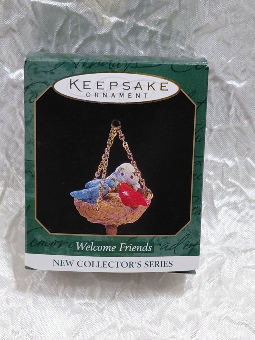 Welcome Friends New Collectors Series Miniature Bird Feeder Hallmark Ornament